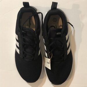 Adidas men Black and White Sneakers